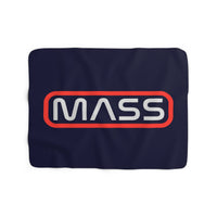MASS Logo Sherpa Fleece Blanket - Chowdaheadz