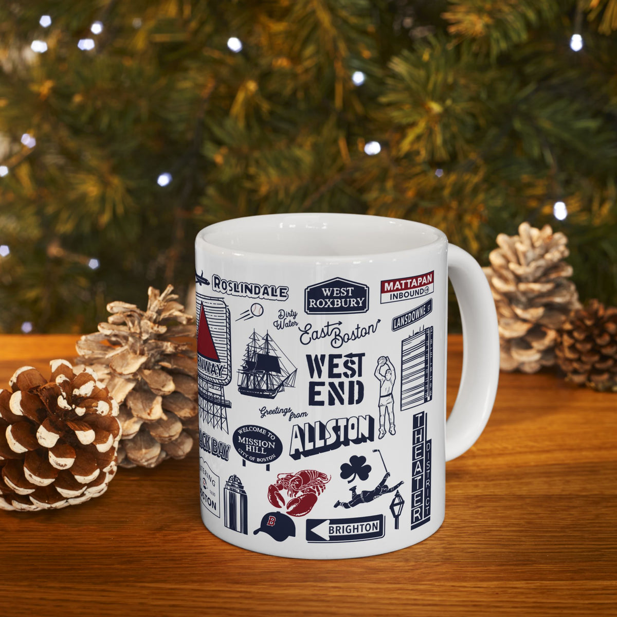 Boston Tourist 11oz Coffee Mug - Chowdaheadz