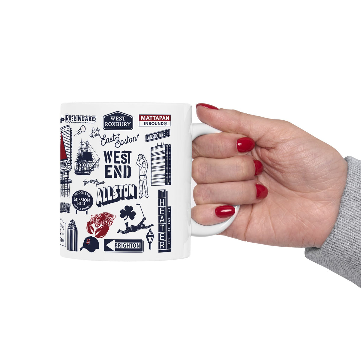 Boston Tourist 11oz Coffee Mug - Chowdaheadz