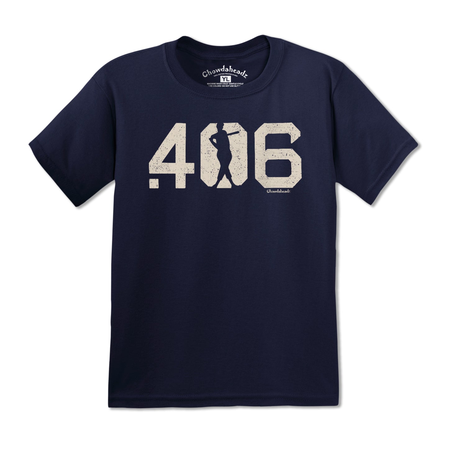 .406 Hitter Youth T-Shirt - Chowdaheadz