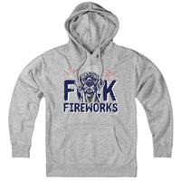 F Fireworks Dog Hoodie - Chowdaheadz