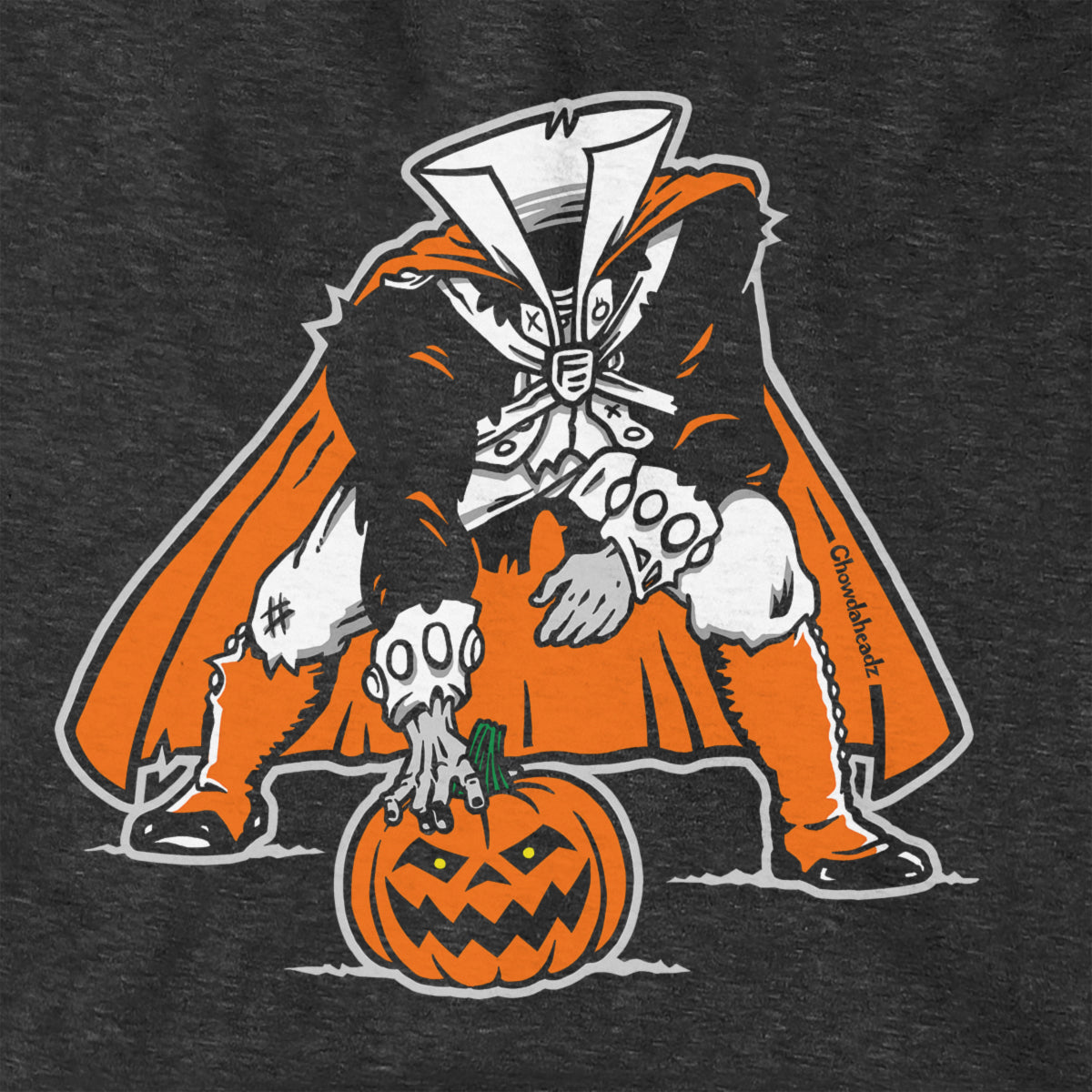 Three Point Stance Headless Horseman Hoodie