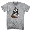 Three Point Stance Thanksgiving Pilgrim T-Shirt - Chowdaheadz