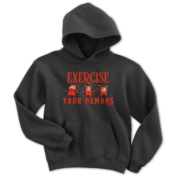 Exercise Your Demons Youth Hoodie - Chowdaheadz