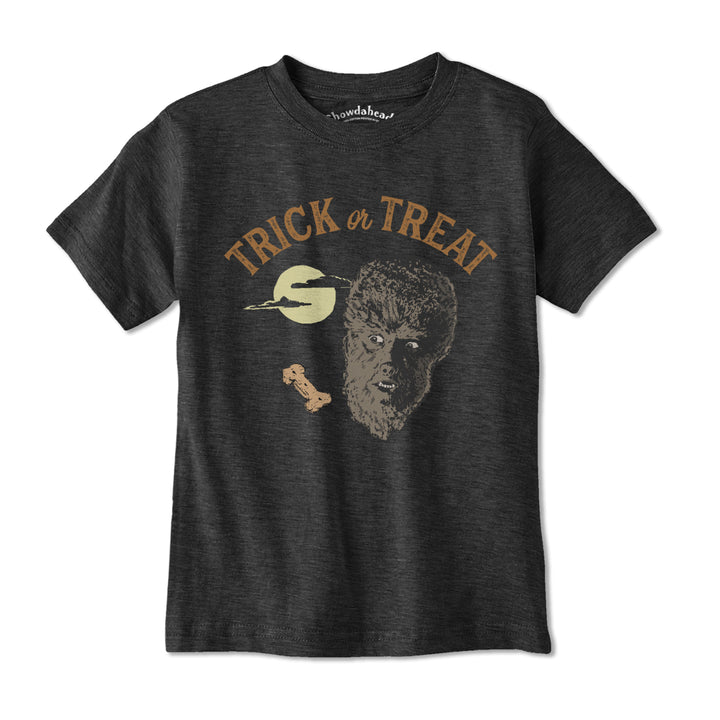 Trick or Treat Wolfman Youth T-Shirt - Chowdaheadz
