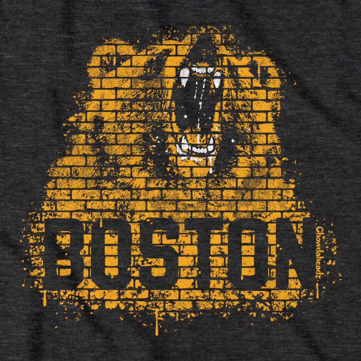 Boston Bear Graffiti Tailgater Hoodie - Chowdaheadz