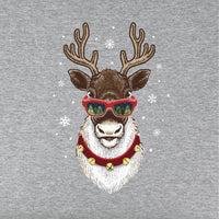 Cool Christmas Reindeer Youth Hoodie - Chowdaheadz