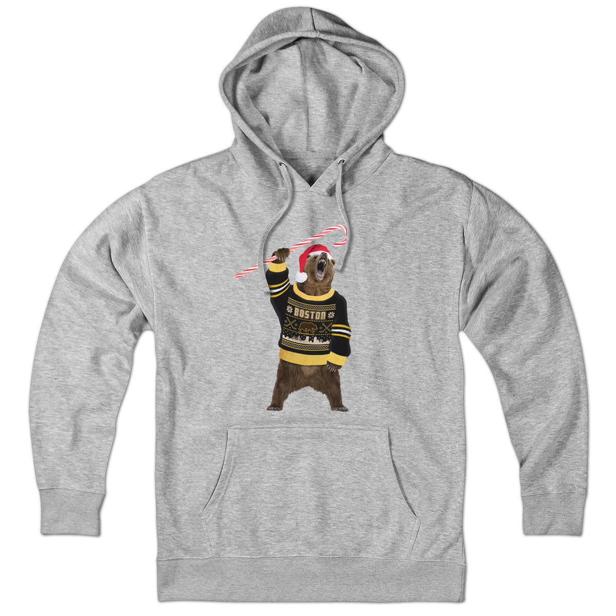Boston Holiday Sweater Bear Hoodie - Chowdaheadz