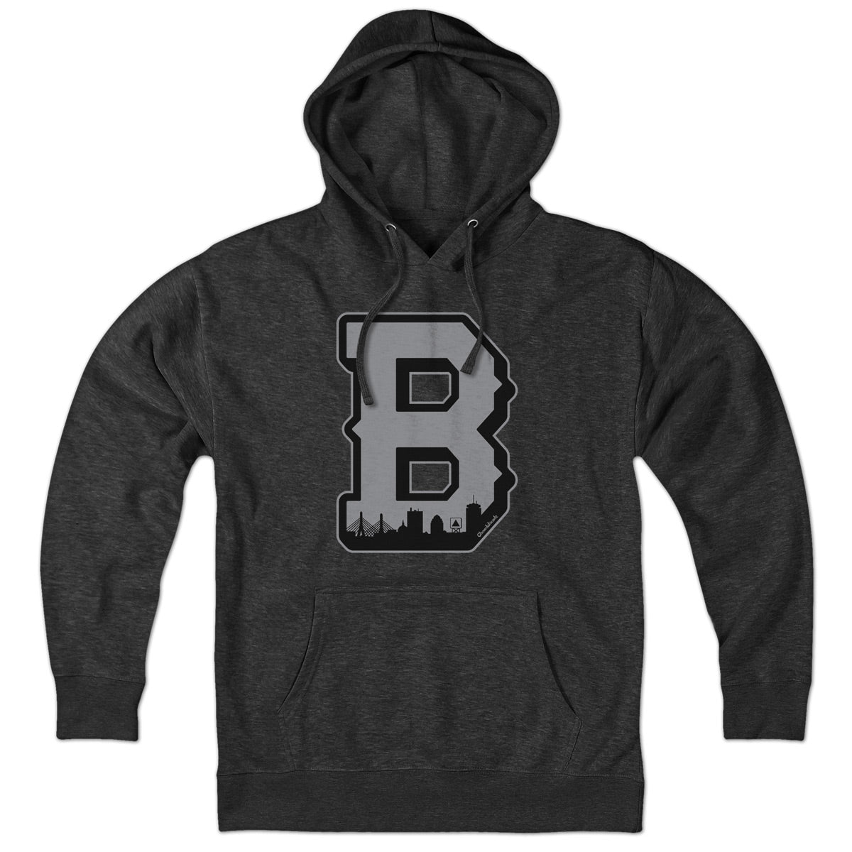 Big Block B Boston Blackout Hoodie - Chowdaheadz