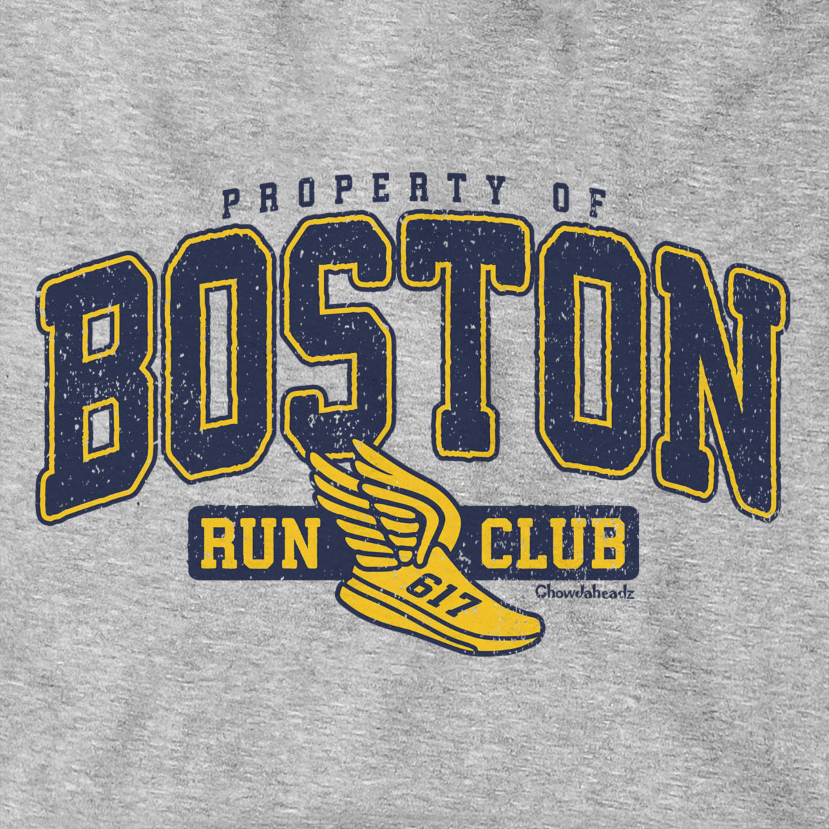 Property of Boston Run Club Hoodie - Chowdaheadz
