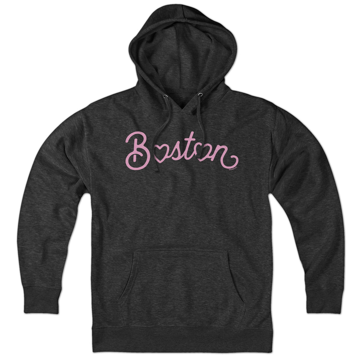 Boston Heart Script Hoodie - Chowdaheadz
