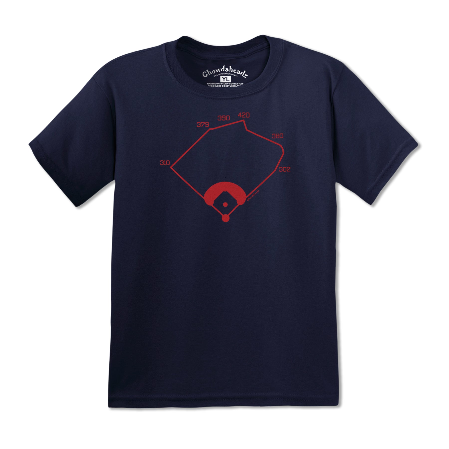 Boston BallPahk Dimensions Youth T-Shirt - Chowdaheadz
