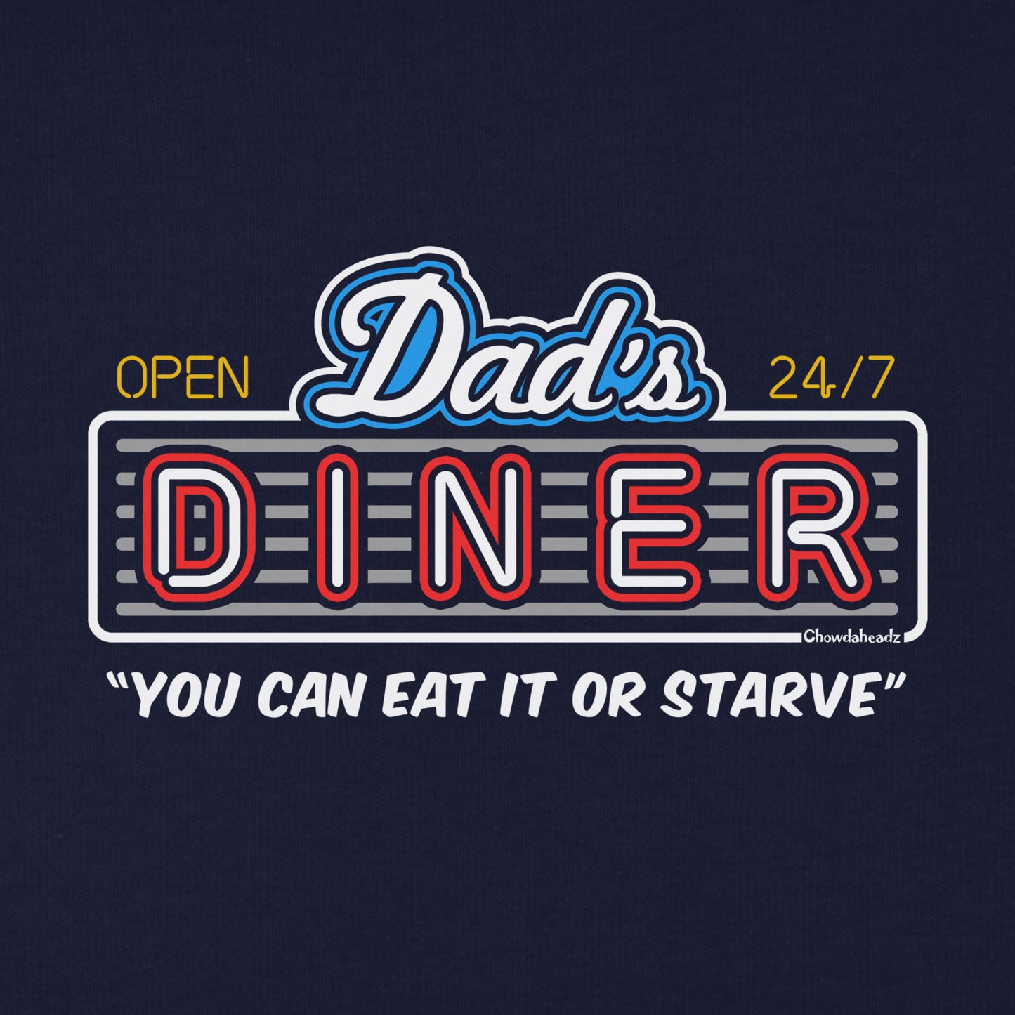 Dad's Diner Youth Hoodie - Chowdaheadz