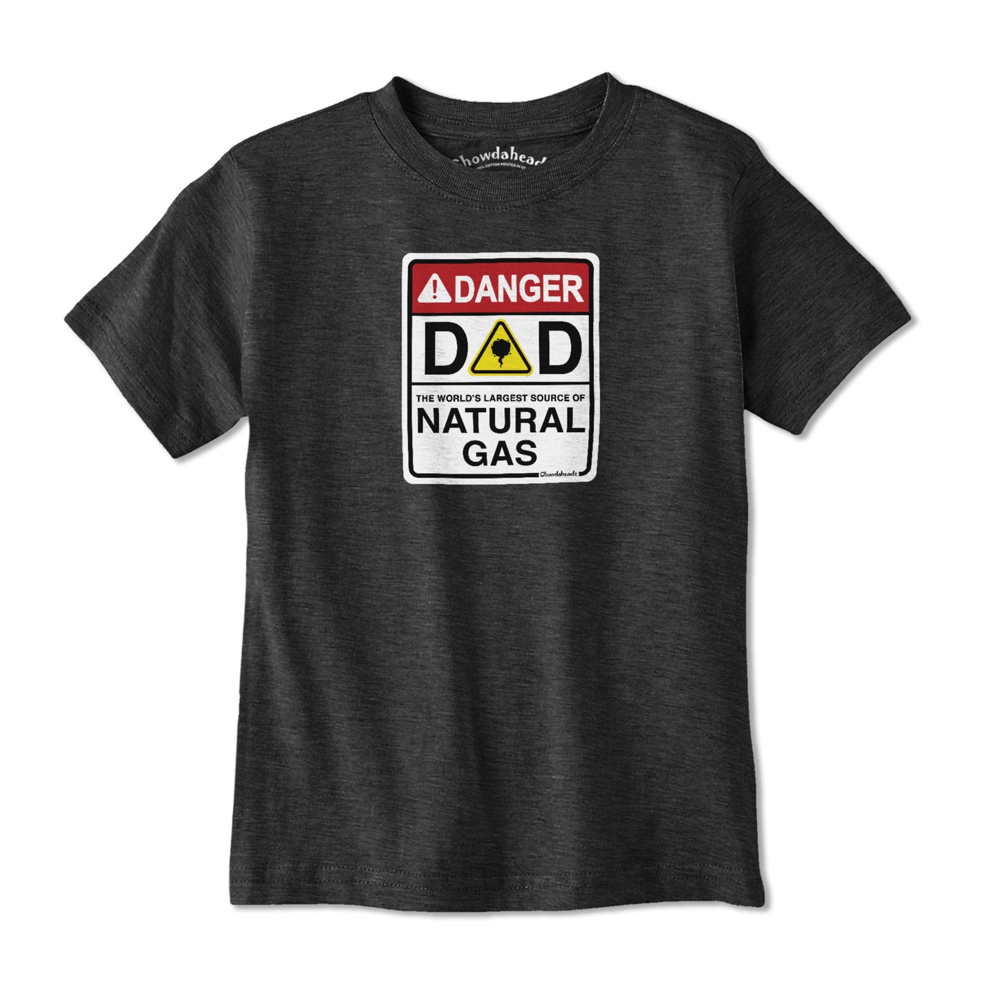 Dad Natural Gas Sign Youth T-Shirt - Chowdaheadz
