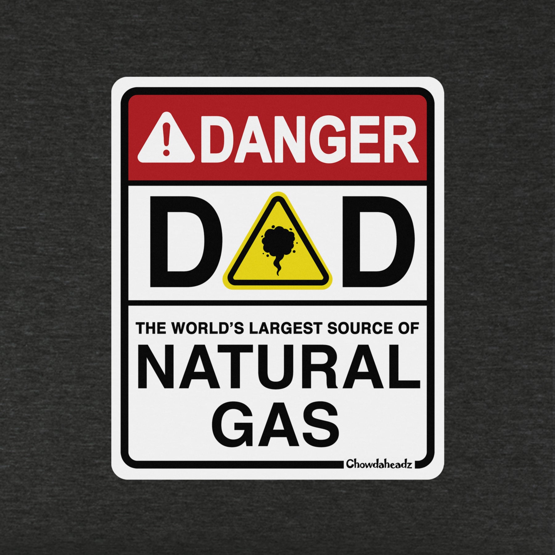Dad Natural Gas Sign Youth T-Shirt - Chowdaheadz