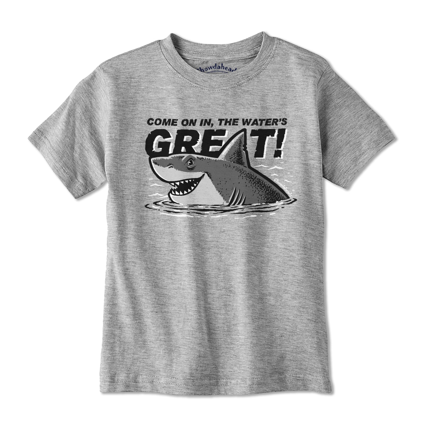 The Water's Great Shark Youth T-Shirt - Chowdaheadz