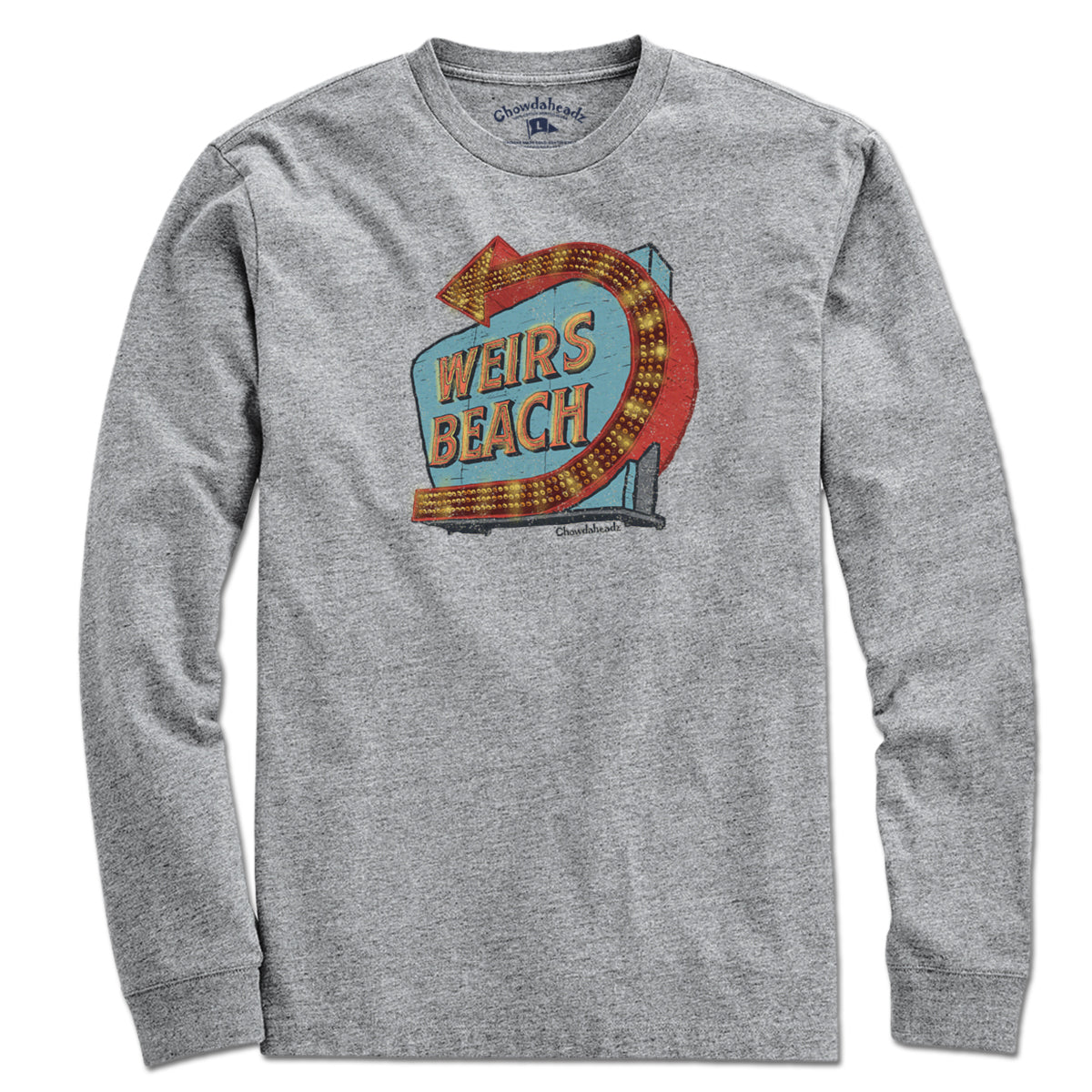 Weirs Beach Sign T-Shirt - Chowdaheadz