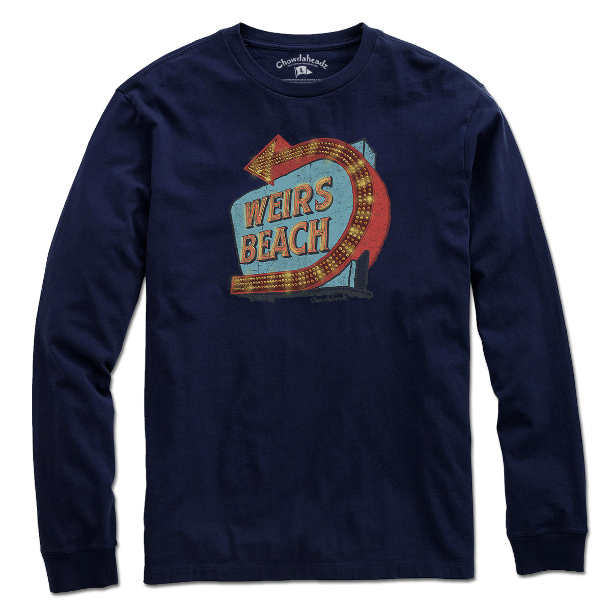 Weirs Beach Sign T-Shirt - Chowdaheadz