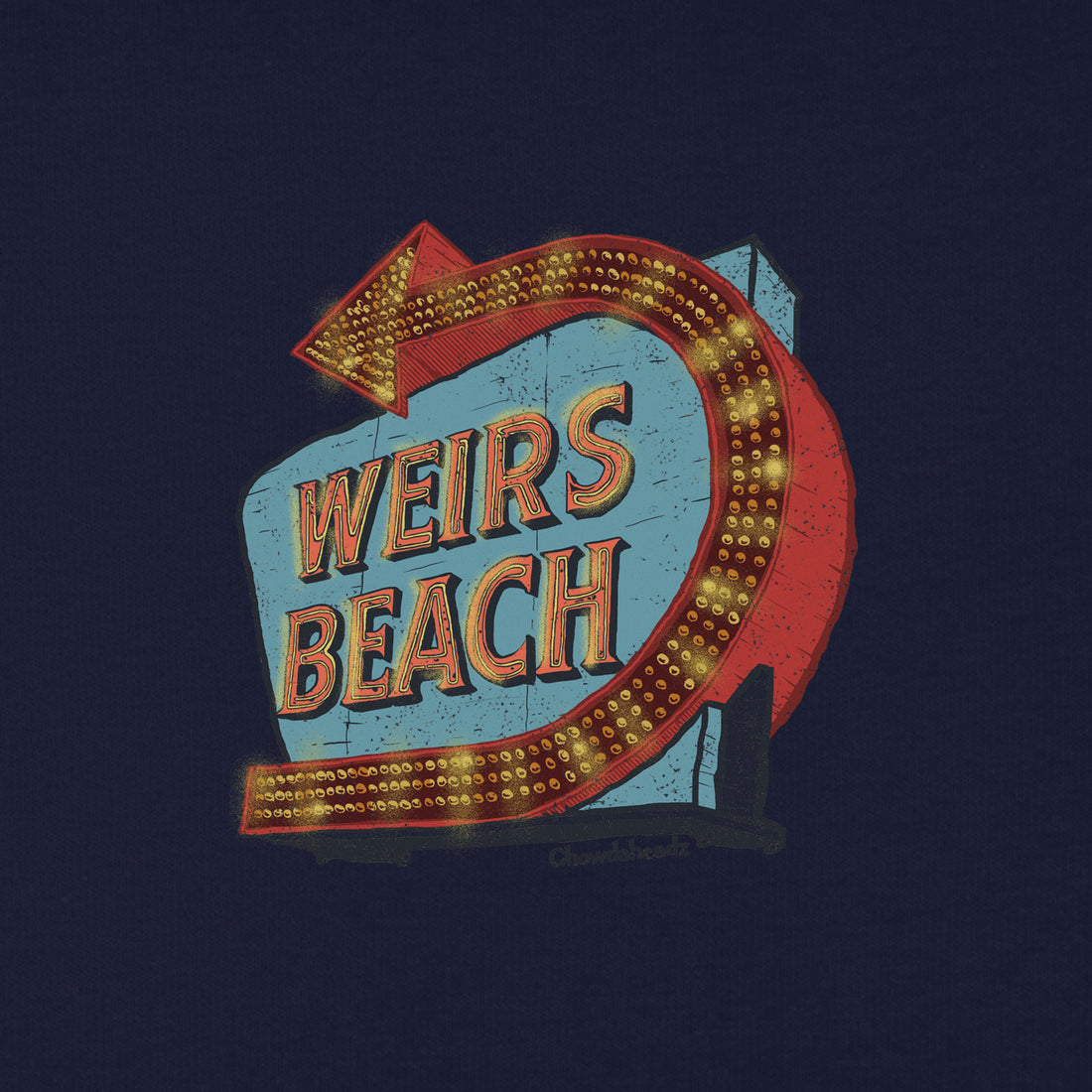 Weirs Beach Youth T-Shirt - Chowdaheadz