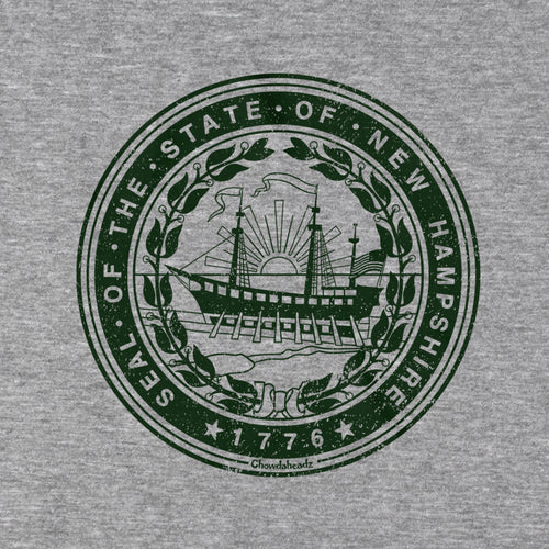 New Hampshire State Seal T-Shirt - Chowdaheadz
