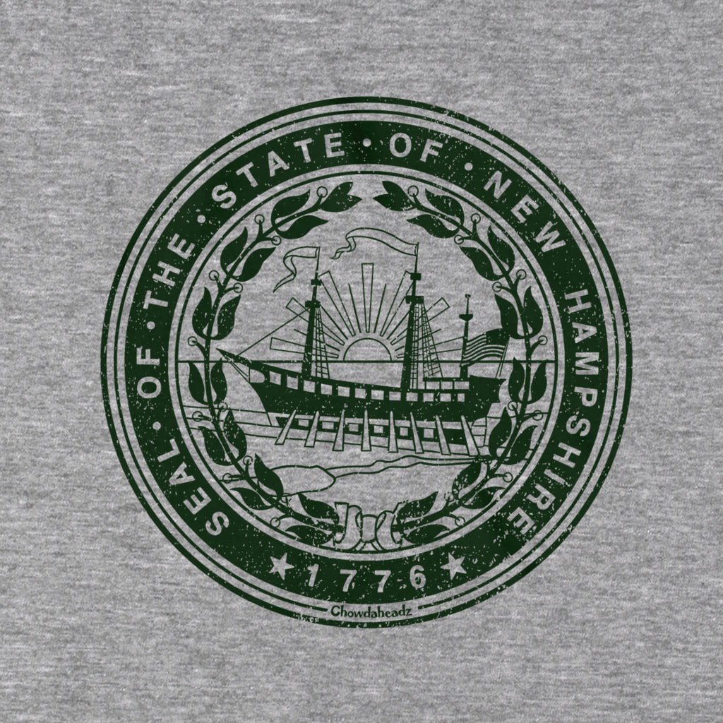 New Hampshire State Seal Hoodie - Chowdaheadz