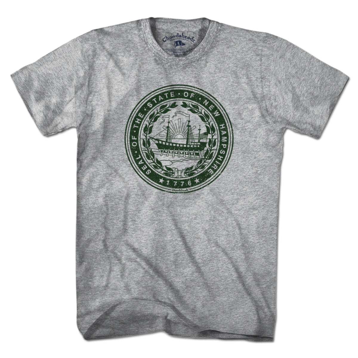 New Hampshire State Seal T-Shirt - Chowdaheadz