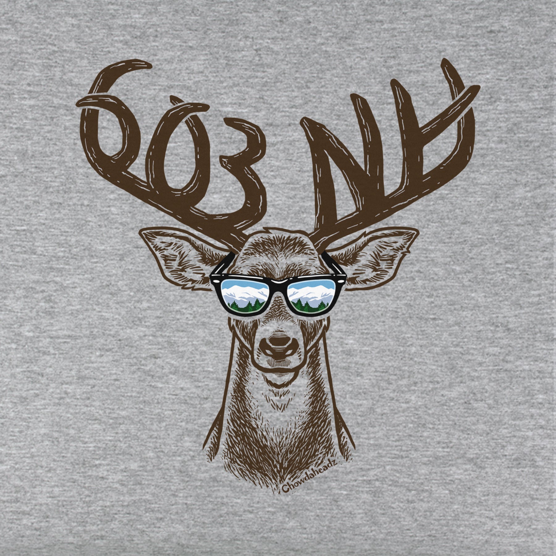 Cool New Hampshire Deer Youth Hoodie - Chowdaheadz