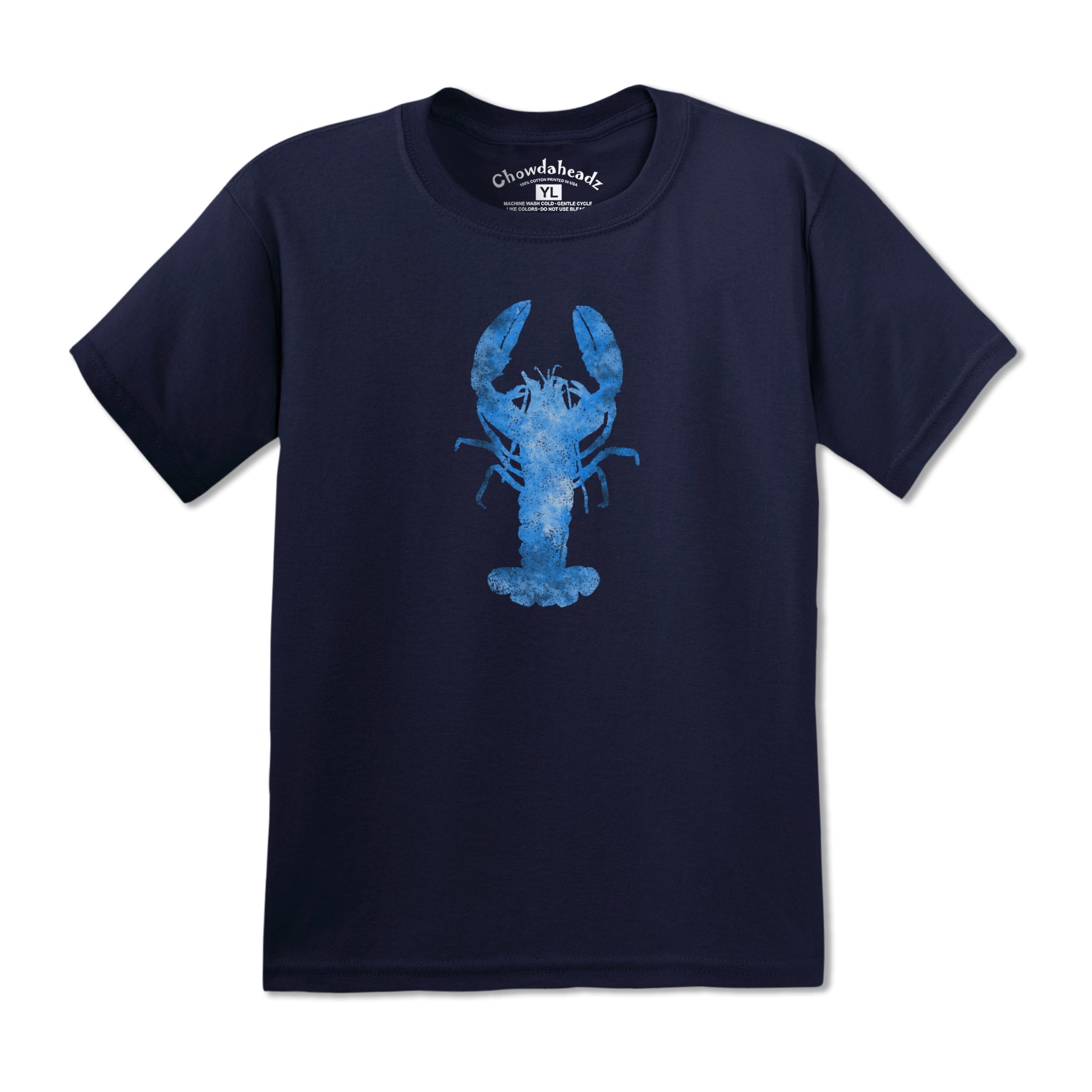 Blue Lobster Watercolor Youth T-Shirt - Chowdaheadz
