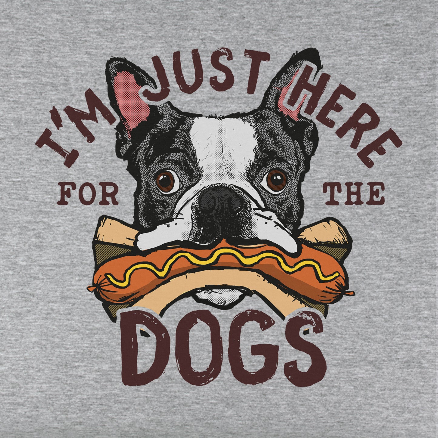 Just Here For The Dogs Youth T-Shirt - Chowdaheadz