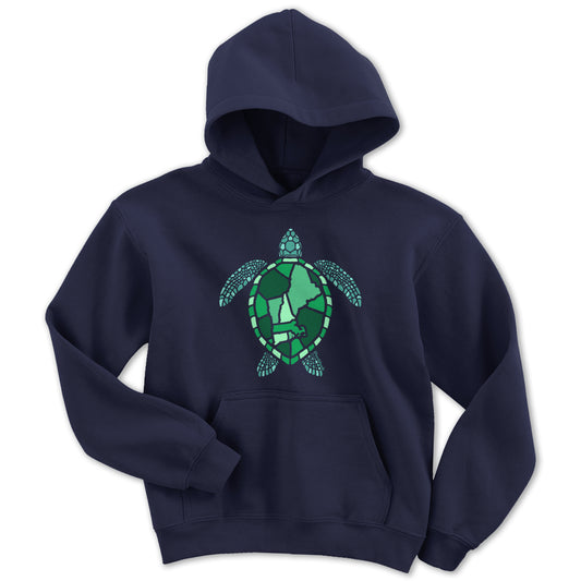 New England Sea Turtle Youth Hoodie - Chowdaheadz