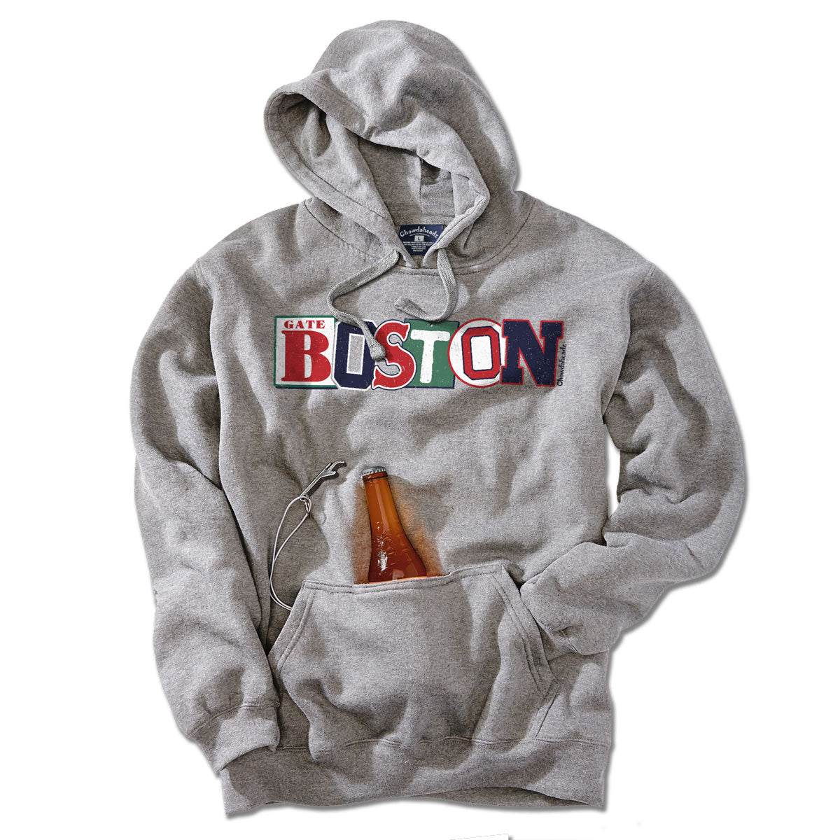 Boston Baseball Pride Tailgater Hoodie - Chowdaheadz