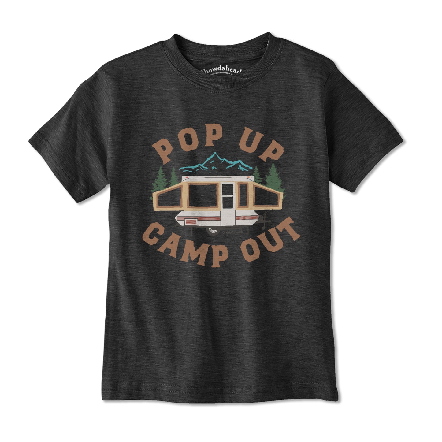 Pop Up Camp Out Youth T-Shirt - Chowdaheadz