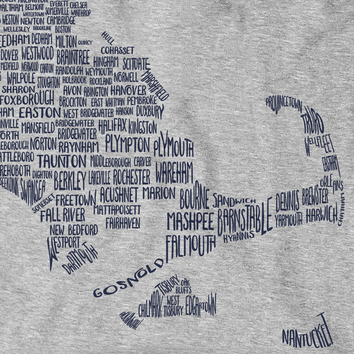 Massachusetts Cities & Towns Hoodie - Chowdaheadz