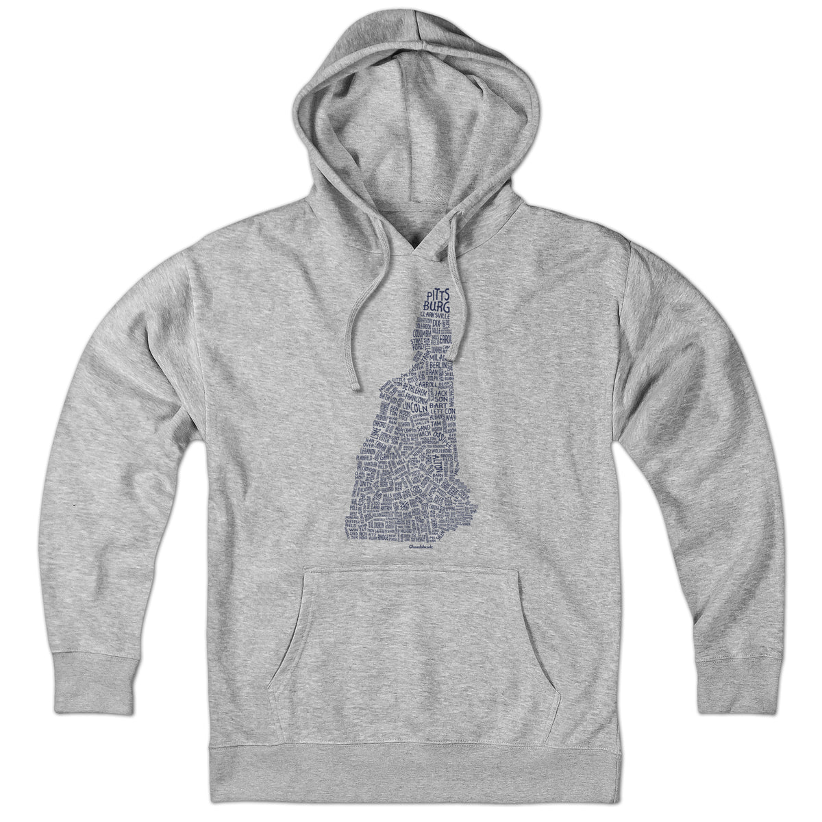 New Hampshire Cities & Towns Hoodie - Chowdaheadz