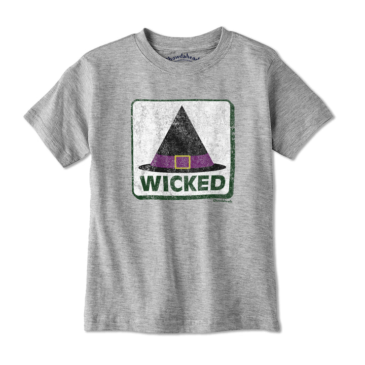 Wicked Witch Hat Sign Youth T-Shirt - Chowdaheadz
