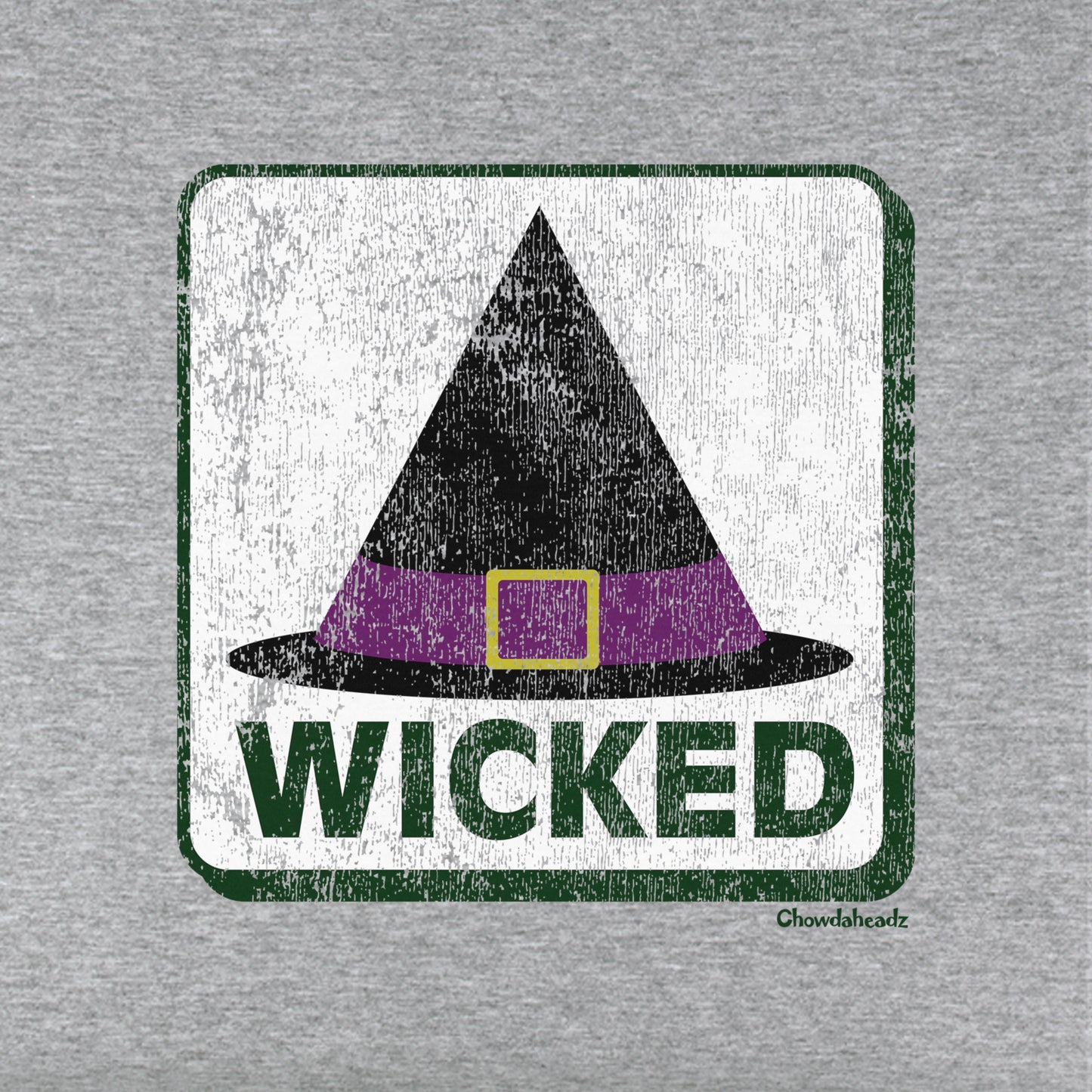 Wicked Witch Hat Sign Youth T-Shirt - Chowdaheadz