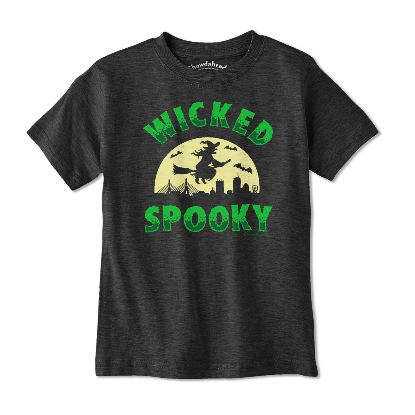 Wicked Spooky Witch Youth T-Shirt - Chowdaheadz