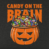 Candy On The Brain Halloween Youth T-Shirt - Chowdaheadz