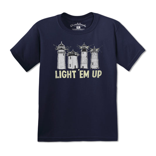 Light 'em Up Youth T-Shirt - Chowdaheadz