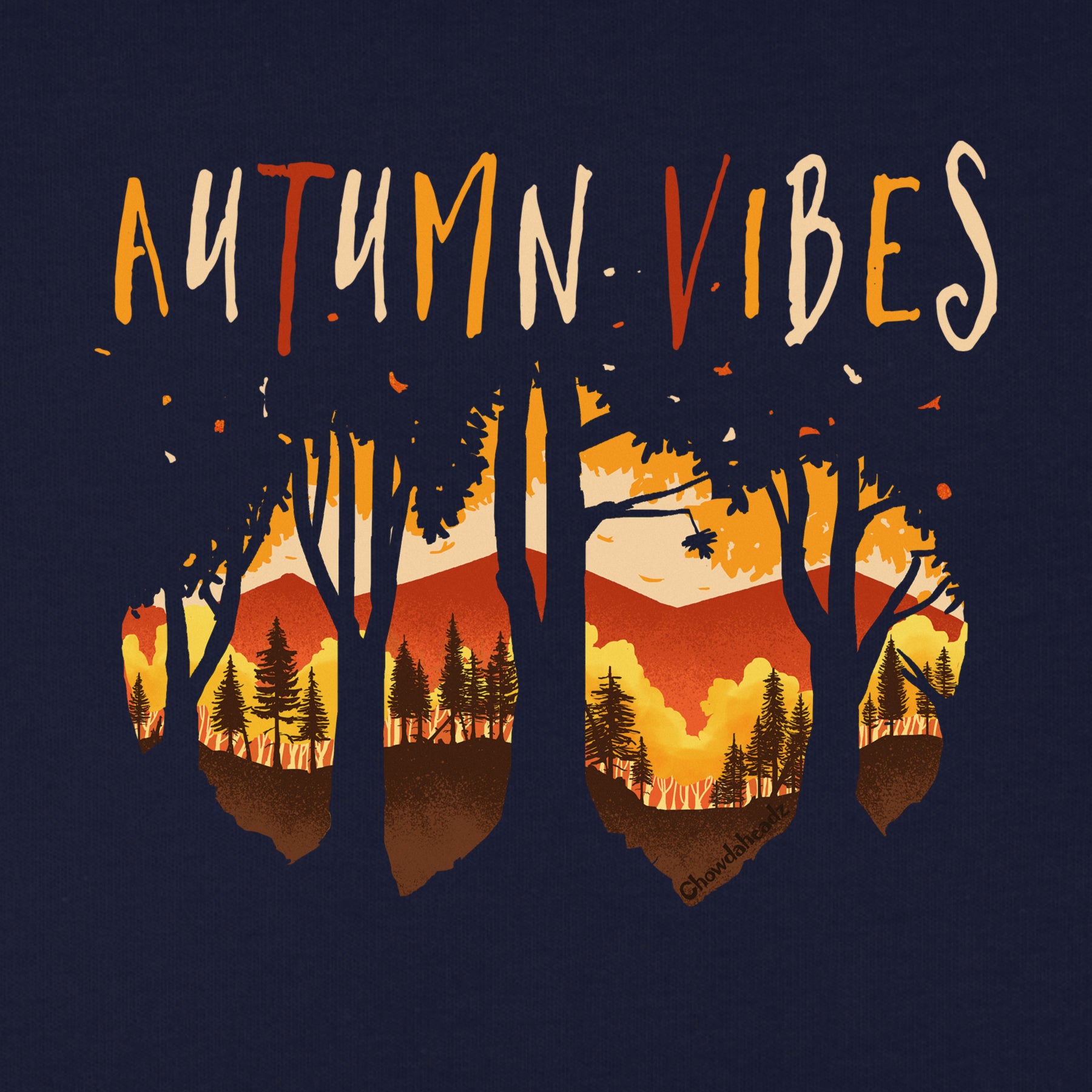 Autumn Vibes Youth Hoodie - Chowdaheadz