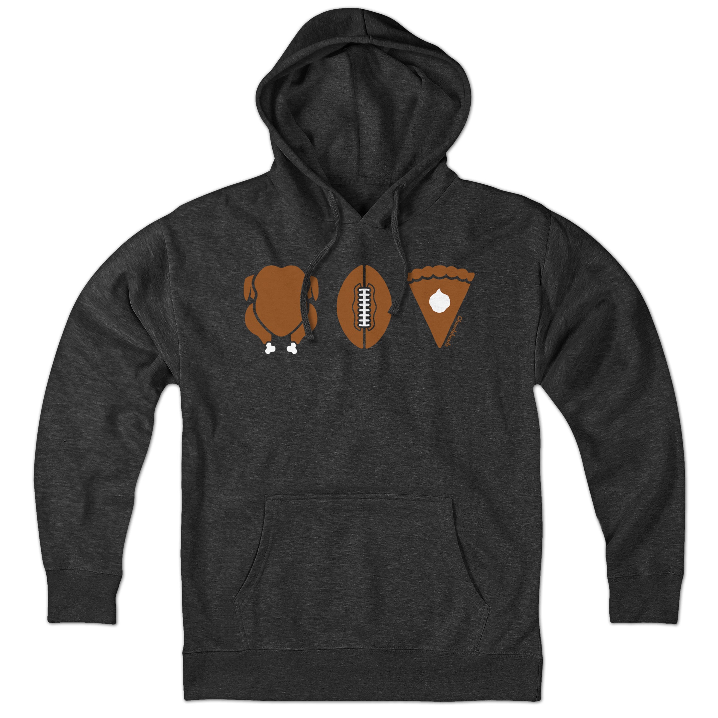 Turkey Football Pie Thanksgiving Hoodie