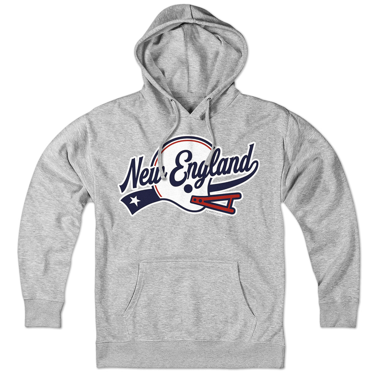New England Helmet Script Hoodie