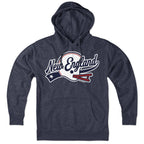 New England Helmet Script Hoodie