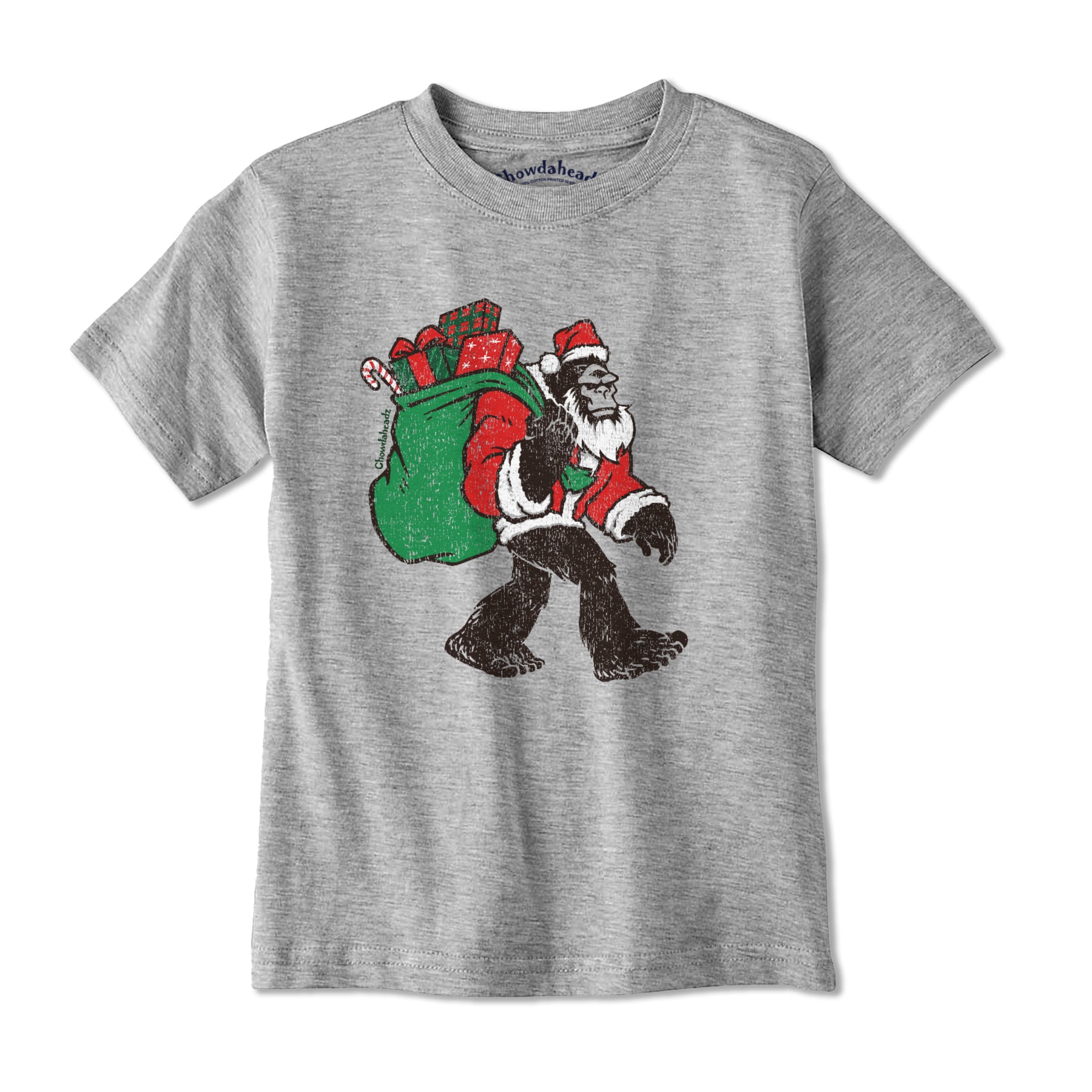Christmasquatch Youth T-Shirt - Chowdaheadz