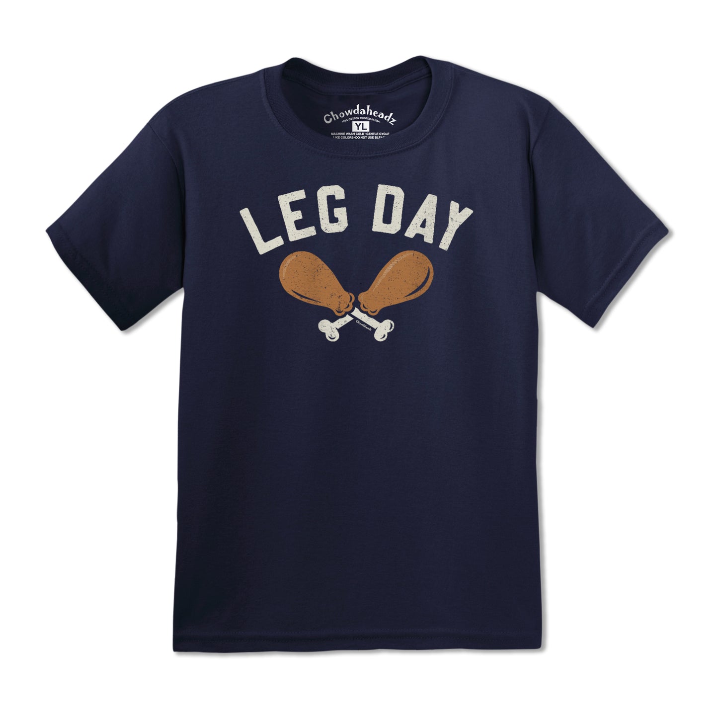 Leg Day Youth T-Shirt - Chowdaheadz