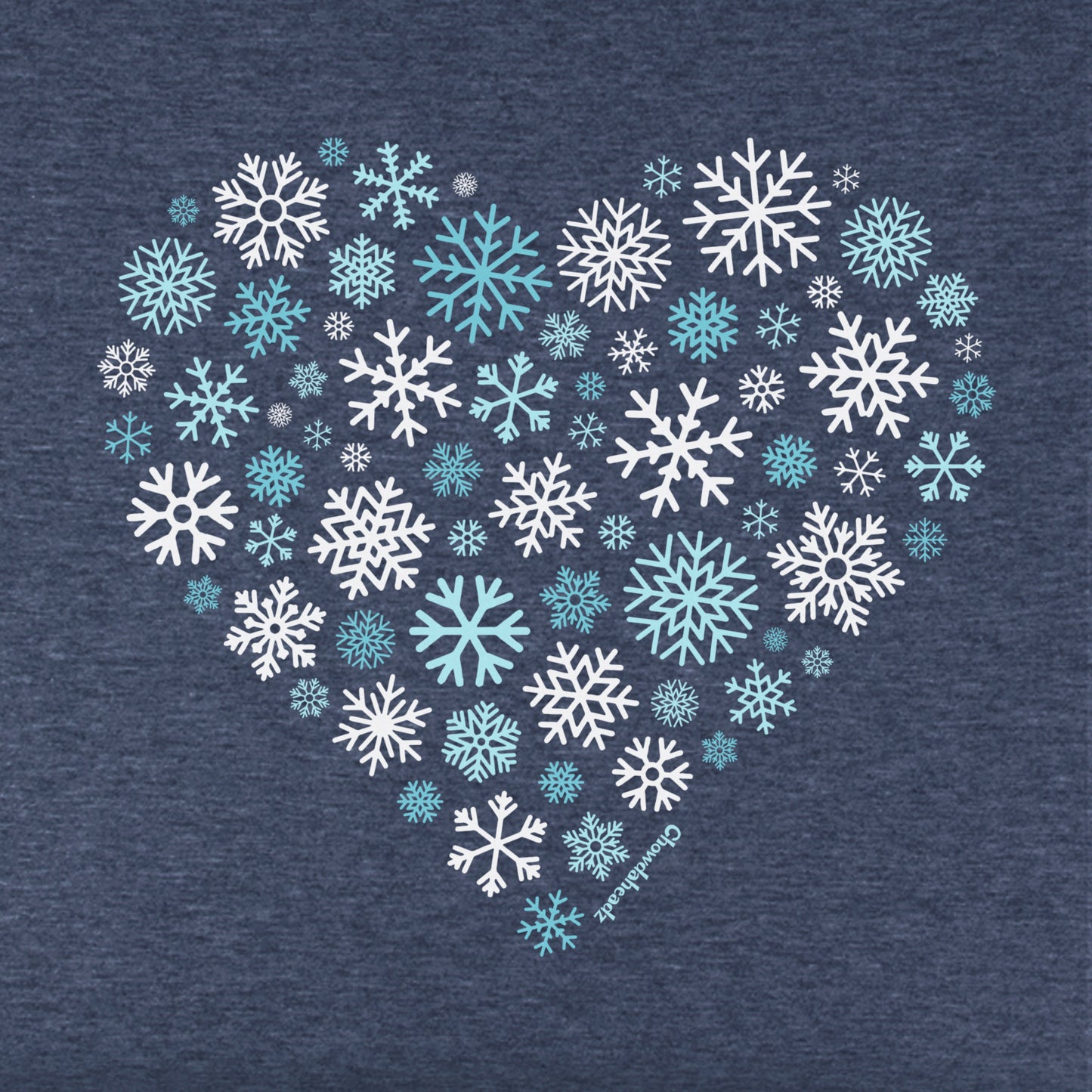 Snowflake Heart Youth T-Shirt - Chowdaheadz