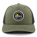 Cohasset Triathlon Blackout Patch Classic Snapback Trucker - Chowdaheadz