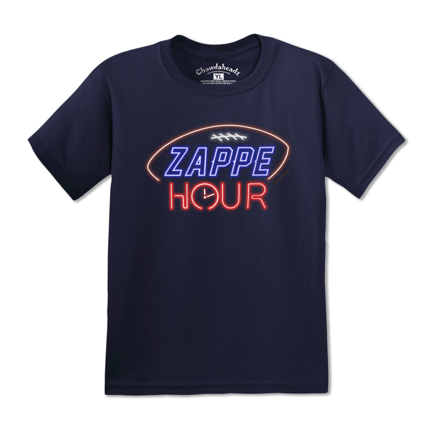 Zappe Hour Neon Sign Youth T-Shirt - Chowdaheadz