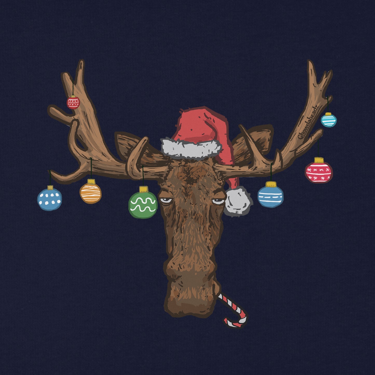 Christmas Moose Ornaments Youth T-Shirt - Chowdaheadz
