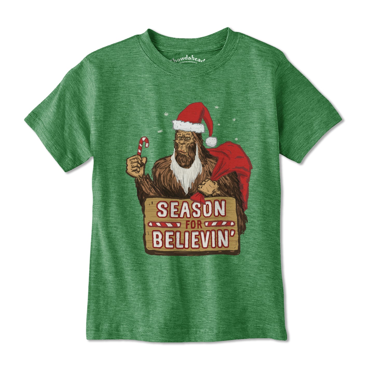 Season for Believin' Youth T-Shirt - Chowdaheadz